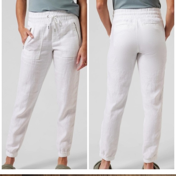 Athleta Cabo Linen Jogger, Size 10 - Picture 1 of 1